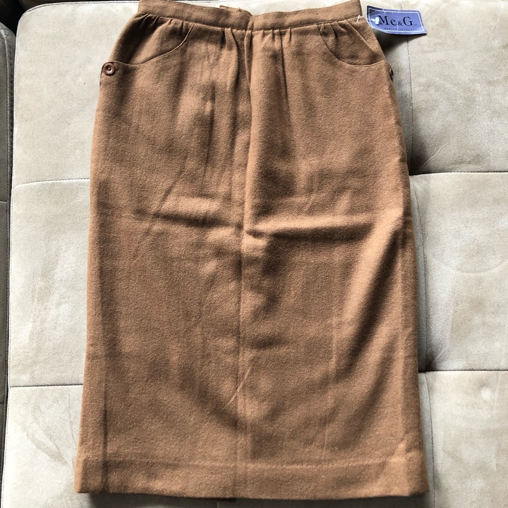 Tan/Brown pencil skirt